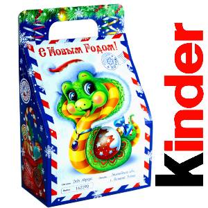 Детский подарок на Новый Год в жестяной упаковке весом 335 грамм по цене 1312 руб в Тотьме